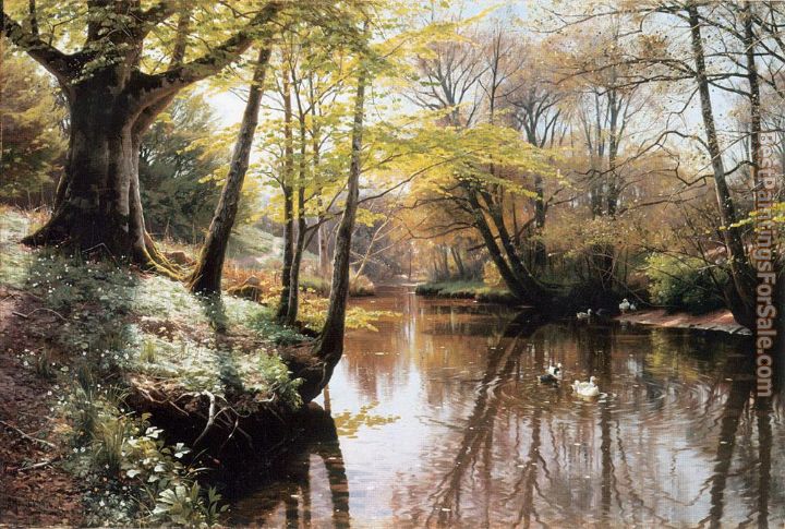 Peder Mork Monsted Paintings for sale